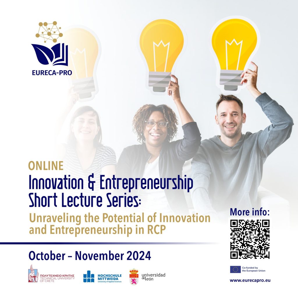 Banner of Innovation & Entrepreneurship Short Lecture Series